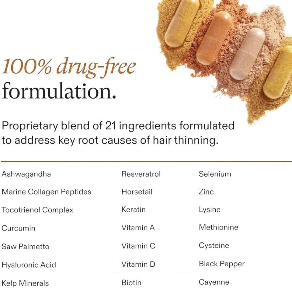 Nutrafol Women's Hair Growth Supplements 18–44, 120 Capsules
