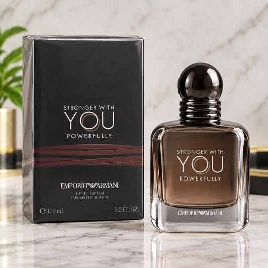 Emporio Armani Stronger With You Powerfully EDP 3.3oz / 100ml New Sealed