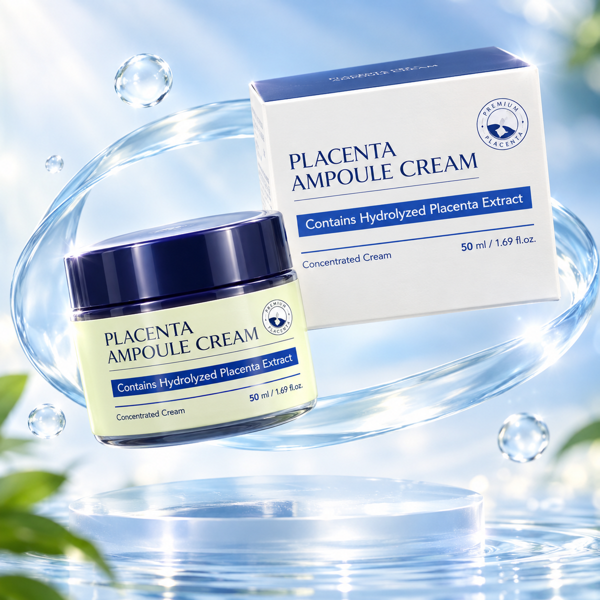 MIZON Placenta Ampoule Firming Cream 50ml / 1.69 fl oz