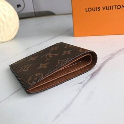 Louis Vuitton Monogram Bifold Wallet – Brown Men's