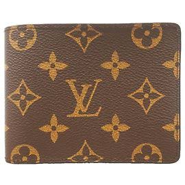 Louis Vuitton Monogram Bifold Wallet – Brown Men's