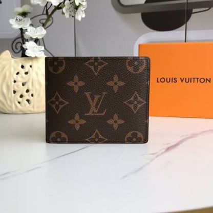 Louis Vuitton Monogram Bifold Wallet – Brown Men's